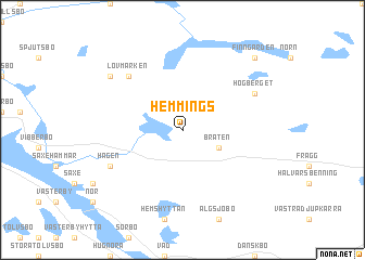 map of Hemmings