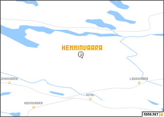 map of Hemminvaara