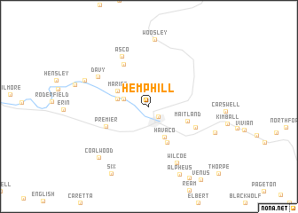 map of Hemphill