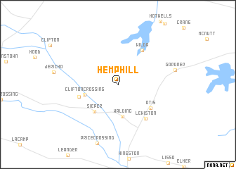 map of Hemphill