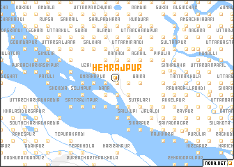 map of Hemrājpur