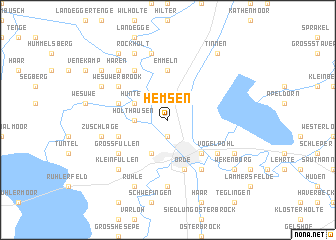 map of Hemsen