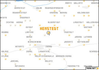 map of Hemstedt