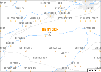 map of Hemyock