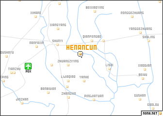 map of Henancun