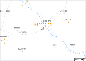 map of Henandian