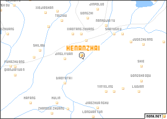 map of Henanzhai