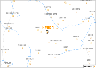 map of Henan