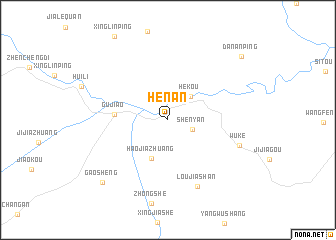 map of Henan