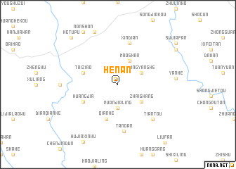 map of Henan