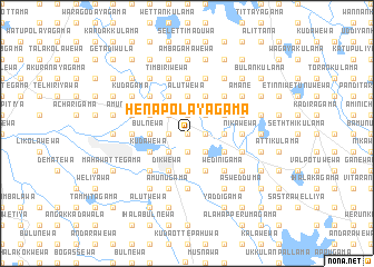 map of Henapolayagama