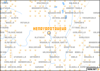 map of Henaya Rotawewa