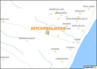 map of Henchir Bou Jerida