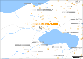 map of Henchir el Merazguia