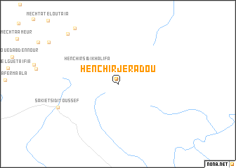 map of Henchir Jeradou