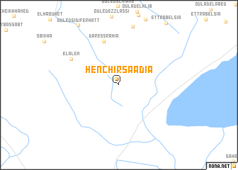 map of Henchir Saadia