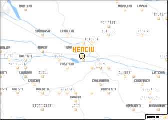 map of Henciu