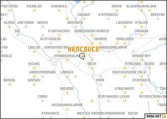 map of Hencovce