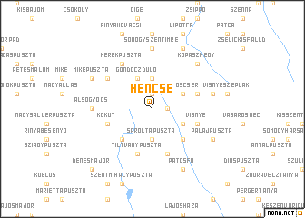 map of Hencse