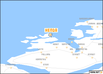 map of Henda