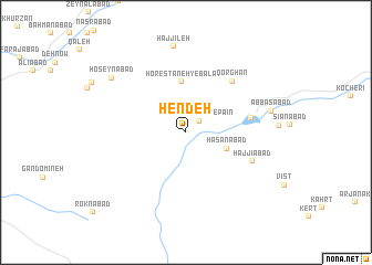 map of Hendeh