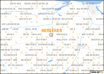 map of Hendeken
