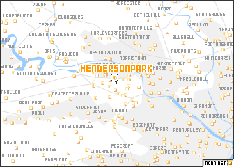 map of Henderson Park