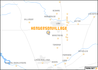 map of Henderson Village