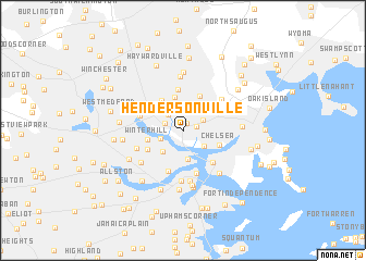map of Hendersonville