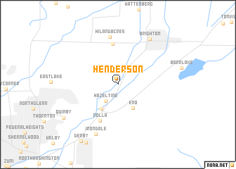 Map Of Henderson Colorado Henderson (United States   USA) map   nona.net