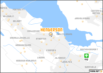 map of Henderson