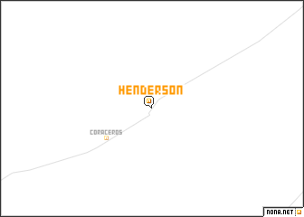 map of Henderson