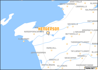 map of Henderson