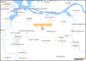 map of Henderson