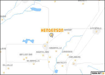 map of Henderson