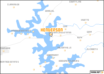 map of Henderson