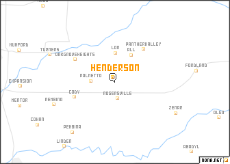 map of Henderson