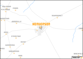 map of Henderson