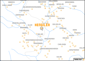 map of Hendīleh