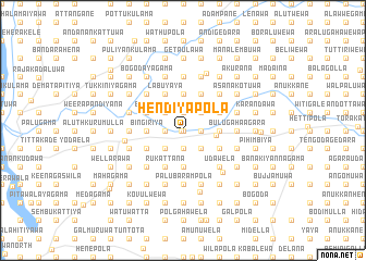 map of Hendiyapola