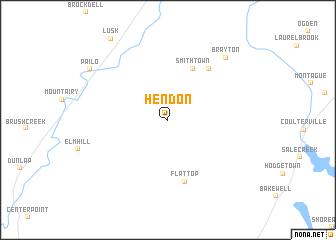 map of Hendon