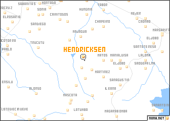 map of Hendricksen