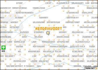 map of Hendrikvoort