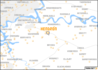 map of Hendron