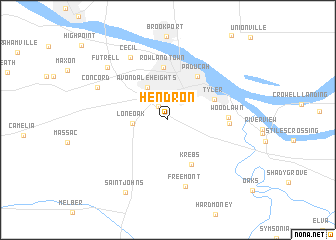 map of Hendron