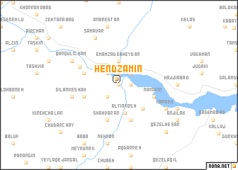 map of Hend Zamīn