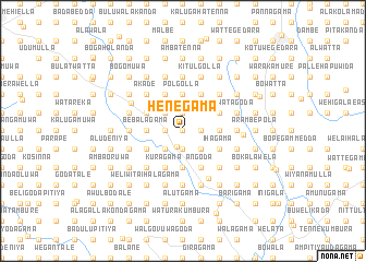map of Henegama