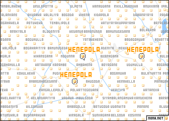 map of Henepola