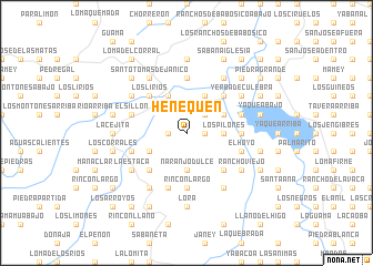 map of Henequén