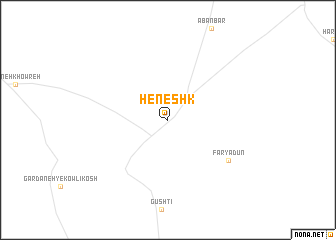 map of Heneshk